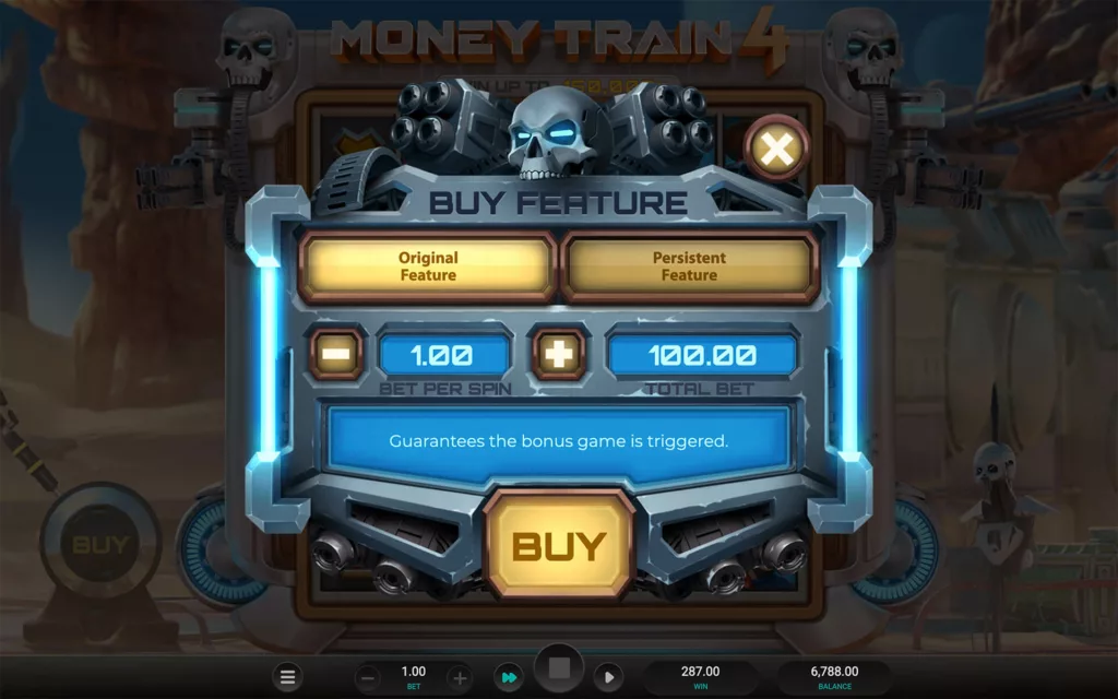 Money train 4 buy feature