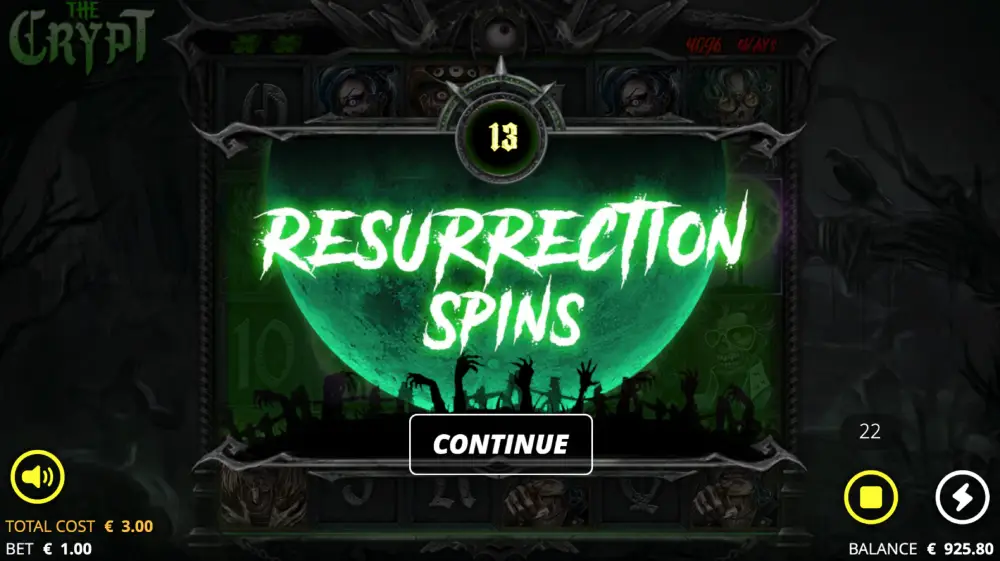 The Crypt Free spins