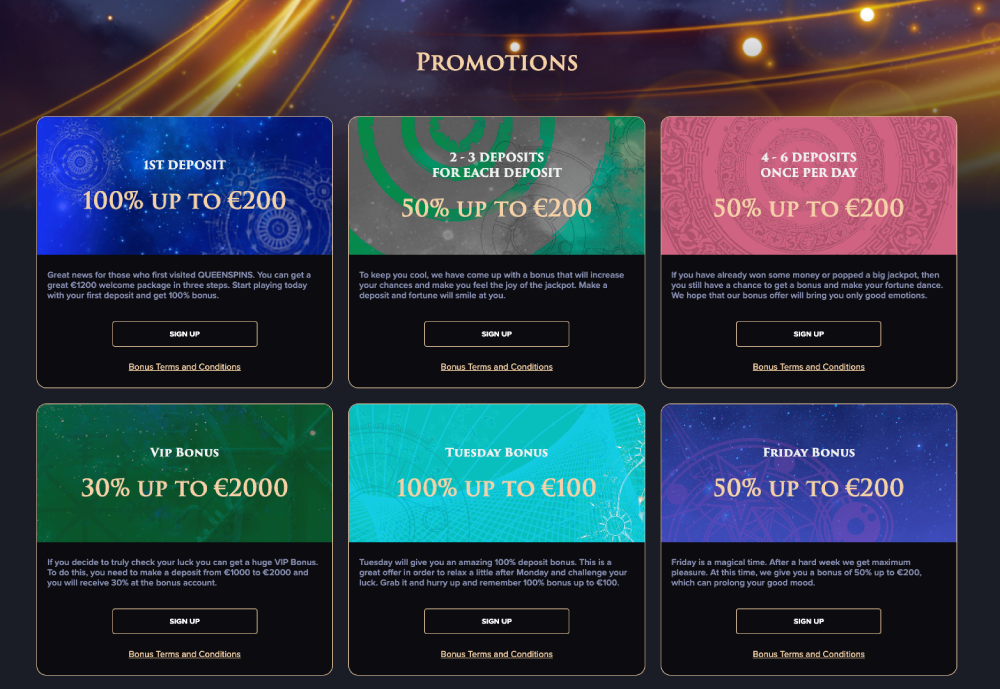 Queenspin Promotions